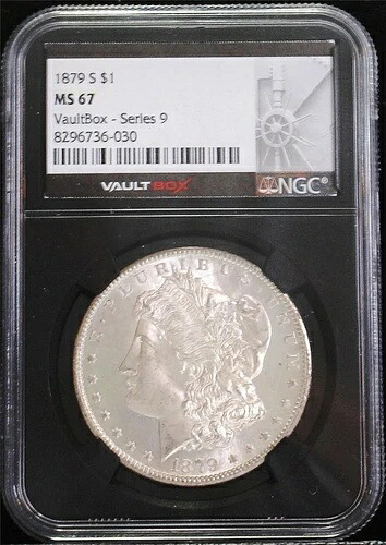 1879-S $1 サンフランシスコ造幣局 シルバー モルガン ダラー NGC MS 67 VaultBox シリーズ 9｜WORLD RESOURCE【QUEEN店】