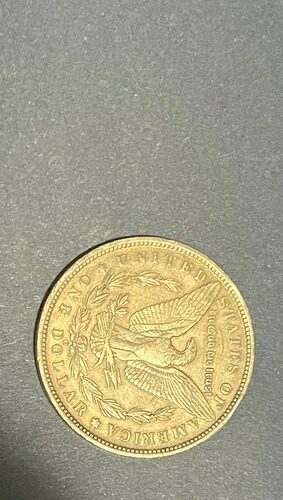 1890年 モルガン銀貨 1ドル 米ドル硬貨 未流通1ドル硬貨