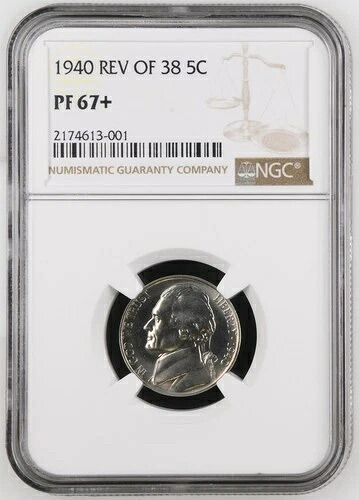1940年 ニッケルジェファーソン NGC PF-67+-