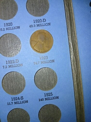 1923年 P リンカーンセント ウィートペニー 1セント 約未使用 344,025円