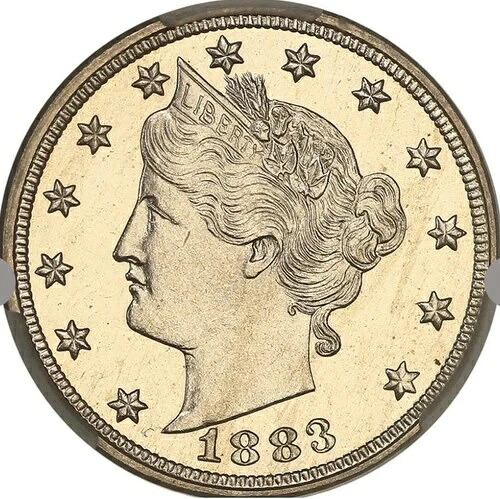 1883年 リバティヘッド ニッケルコイン CACG PR 66 CAM PQ