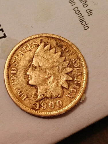 1900年インディアンヘッド セント/ペニー 非常に希少 エラービューティー NGC MS 62 BN 10%オフセンター