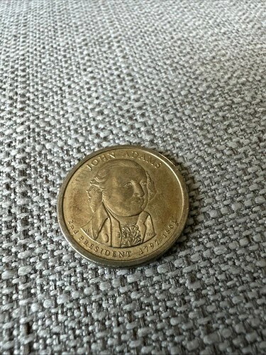 ジョン・アダムズ ドル硬貨 1797-1801 2007年鋳造 (D)