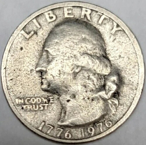 1776-1976年 アメリカ建国200周年記念クォーター硬貨 ポニーテール 表面エラー&炎 裏面にレア|WORLD RESOURCE【QUEEN店】