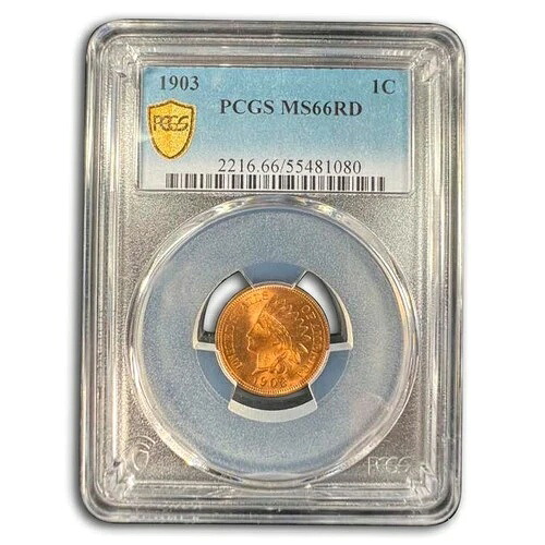 1903年インディアンヘッドセント MS-66 PCGS（レッド）