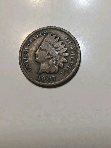 1907年インディアンヘッドセント160-81A45