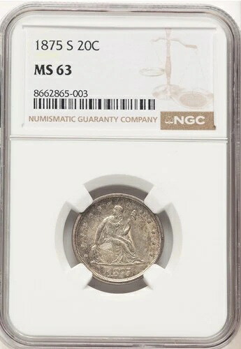 1878年-S 20C NGC MS 63-|WORLD RESOURCE【QUEEN店】