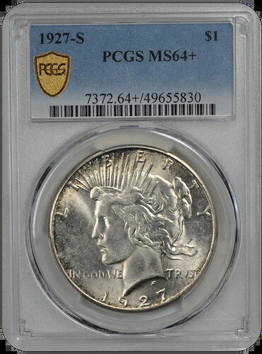 1927-S ピース PCGS MS 64+