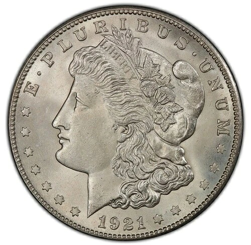 1921-S モーガン ダラー - PCGS MS65 - 驚くほど優れたスーパー PQ - 外観 MS66 - 超お買い得!