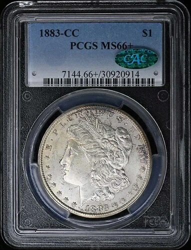 1883-CC 1ドル モルガン・ダラー PCGS MS66+ (CAC)