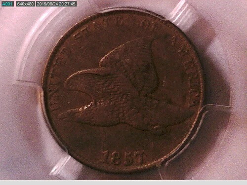 1857年 フライングイーグル セント PCGS VF 30 24824801 ビデオ