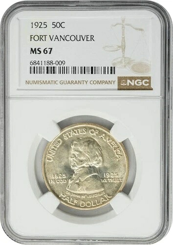 1925年 バンクーバー ハーフ 50セント MS67 NGC 950476-25｜WORLD RESOURCE【QUEEN店】