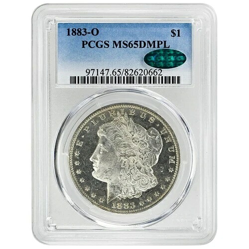 1883-O 1ドル モルガン・ダラー PCGS MS65DMPL CAC 希少コイン｜WORLD RESOURCE【QUEEN店】