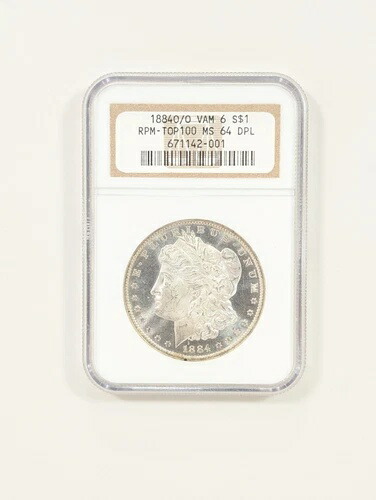 1884-O/O モルガン銀貨 MS64 DPL ~ DMPL RPM - トップ 100 VAM 6 度|WORLD RESOURCE【QUEEN店】