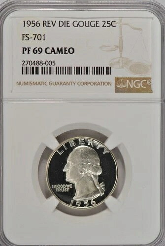 1955 1956 1957 1958 1959 NGC プルーフ ワシントン クォーター オール "5" PF69 カメオ !!!｜WORLD RESOURCE【QUEEN店】 361,350円