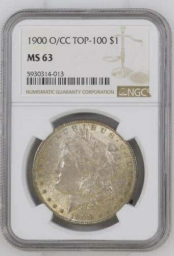1900 C プレ21 モルガン銀貨 NGC MS-63 O/CC|WORLD RESOURCE【QUEEN店】
