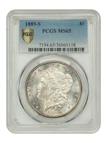 1889-S $1 PCGS MS65 - モルガン・ダラー｜WORLD RESOURCE【QUEEN店】