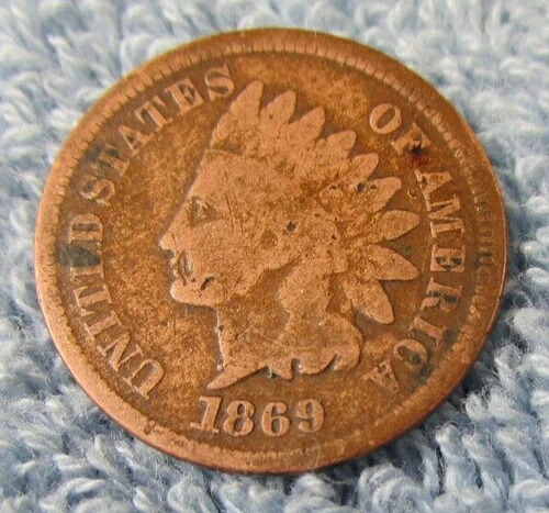 1869年 インディアンヘッド1セント 160-81a11-｜WORLD RESOURCE【QUEEN店】
