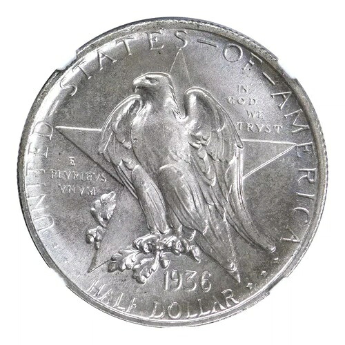 1936-P テキサス記念銀貨ハーフドル NGC MS-67+ CAC|WORLD RESOURCE【QUEEN店】