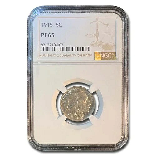 1915年 バッファローニッケル PF-65 NGC