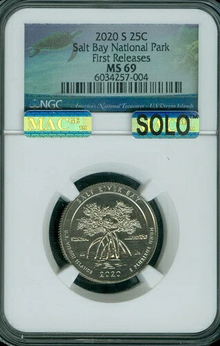 2020 S ソルトリバーベイ パーククォーター NGC MS69 MAC SOLO 最高級 スポットレス品質 *｜WORLD RESOURCE【QUEEN店】