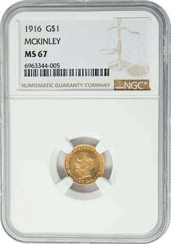 1916年 マッキンリー金貨 MS67 NGC 950476-35