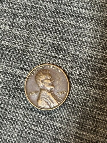 1945年 ミントマークなし ウィートペニー 流通品 非常に希少な1セント米国コイン