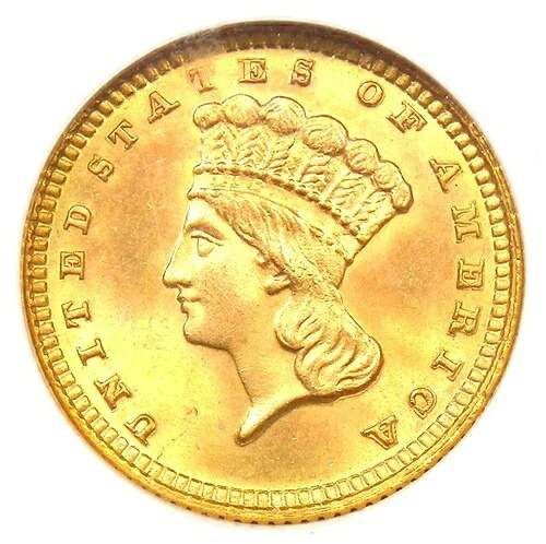 1883 年インド金貨 (G$1 コイン) - NGC MS66 認定 (Gem BU) - 希少な日付!|WORLD RESOURCE【QUEEN店】