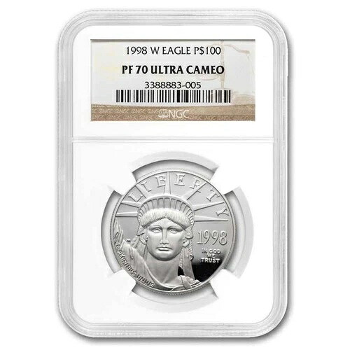 1998-W 1オンス プルーフ アメリカン プラチナ イーグル PF-70 UCAM NGC|WORLD RESOURCE【QUEEN店】