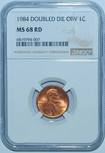 1984年 NGC MS68RD FS-101 レッド DDO ダブルダイオブバース ダブルイヤー リンカーン セント-|WORLD RESOURCE【QUEEN店】