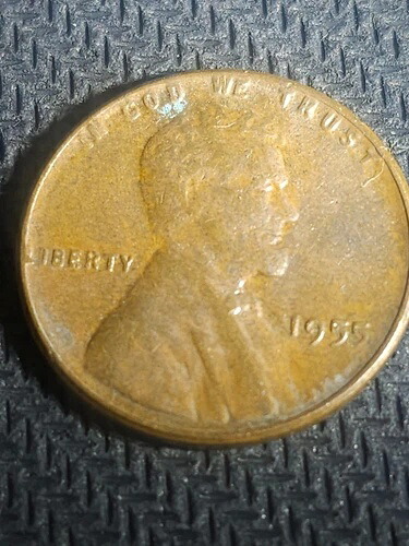 1955年 P リンカーン小麦セントエラー 387,585円