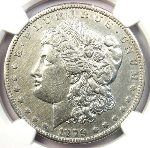 1879-CC モーガン銀貨 $1 カーソンシティコイン - NGC AU 認定詳細