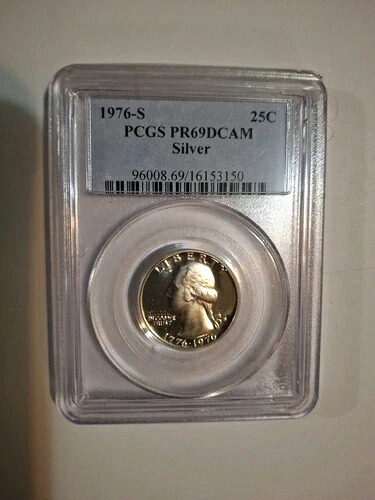1976-S 二百年祭 PCGS PR69DCAM シルバークォーター 396,990円