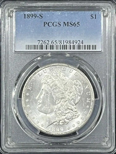1899-S モルガン・ダラー PCGS MS65 397,485円