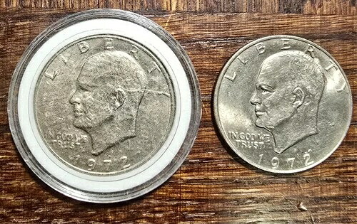 2 1972年 アイゼンハワー 1ドル可-