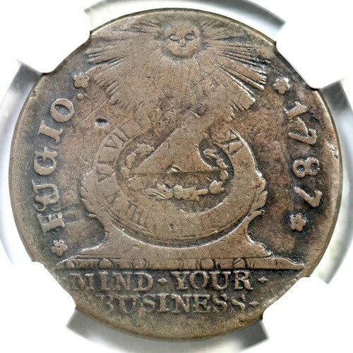 1787 13-N R-7 NGC 精巧なディテール 尖った光線 フュジオセント コロニアル銅貨 1セント