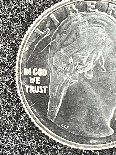 2023年 P ジョビタ イダー クォーターエラーコイン ミント「IN COD WE TRUST」