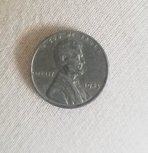 1943年 スチールペニーなし鋳造品-