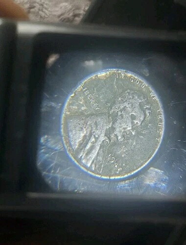 非常に珍しい1943年製シルバーペニーミントマークなし状態良好な同様マークなし- 406,395円