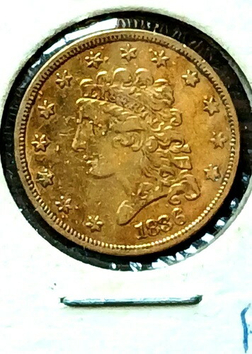 1836 ゴールド 2.50 リバティ ヘッドクォーター イーグルブロック 8コイン- 406,395円