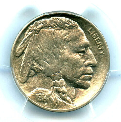 1914-S バッファローニッケル、PCGS MS65