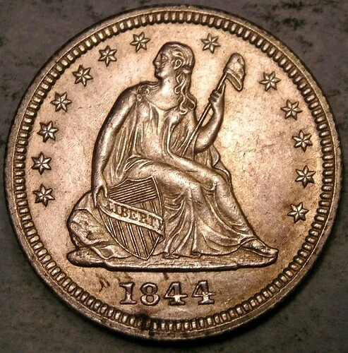 1844年 自由の女神座像 シルバークォーター とても美しいゴージャスナドレーパリヘアフェザー-｜WORLD RESOURCE【QUEEN店】