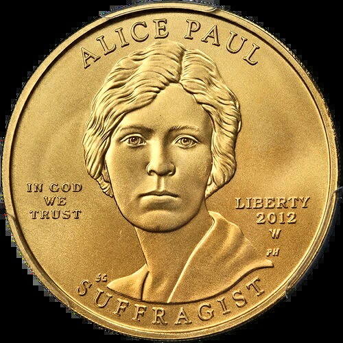 2012-W ファースト・スポーズ・ゴールド $10 アリス・ポール PCGS MS69 ファースト・ストライク - 在庫あり｜WORLD RESOURCE【QUEEN店】