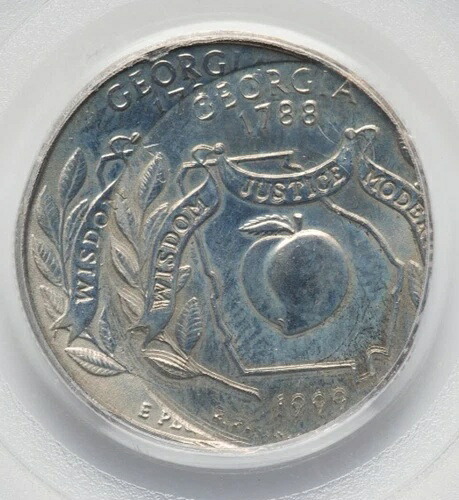 1999-P ジョージア クォーター - トリプルストライク PCGS MS66 - ロット F008|WORLD RESOURCE【QUEEN店】