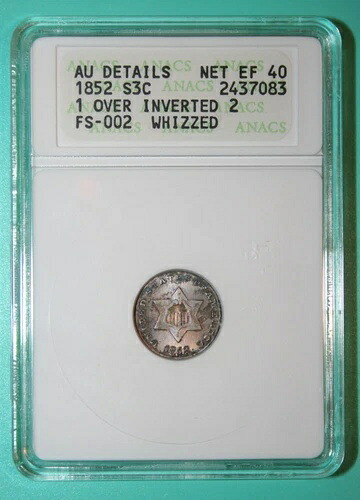 1852 FS-301 日付反転日-ANACS AU ディテールウィズ - 3CS-|WORLD RESOURCE【QUEEN店】