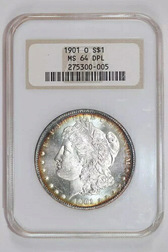 1901-O モーガン・ダラー NGC MS64 DMPL - オールド・ファッティ・ホルダー!