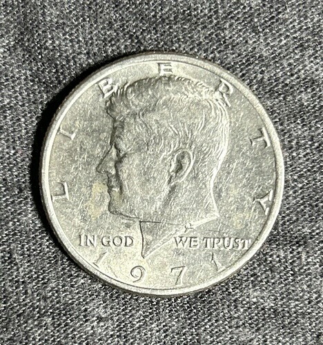 1971年 D 1/2ドル ケネディ米国コイン