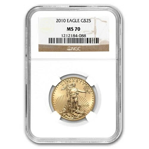 2010 1/2オンス アメリカンゴールドイーグル MS-70 NGC-