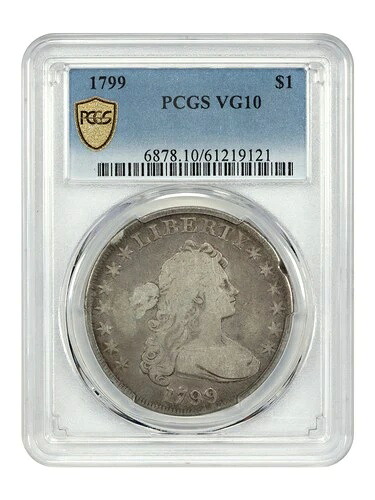 1799年 $1 PCGS VG10-バストドル-グレートバストドルタイプコイン-|WORLD RESOURCE【QUEEN店】