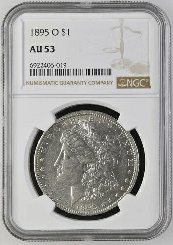 1895 O モルガン銀貨 NGC AU-53|WORLD RESOURCE【QUEEN店】